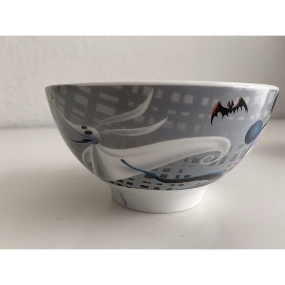 Nightmare Before Christmas Jack Sally Zero Ceramic Cereal Ramen Bowl NEW - Picture 4 of 7